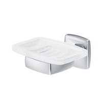 AGA34200 Seifenschale aus Glas mit Wandhalterung Gem Seifenhalter ampm-store.de