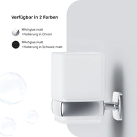 AGA34300 Zahnbürstenhalter Gem Zahnputzbecher mit Wandhalterung ampm-store.de