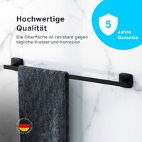 AGA346422 Handtuchhalter Gem Handtuchstange, Schwarz ampm-store.de