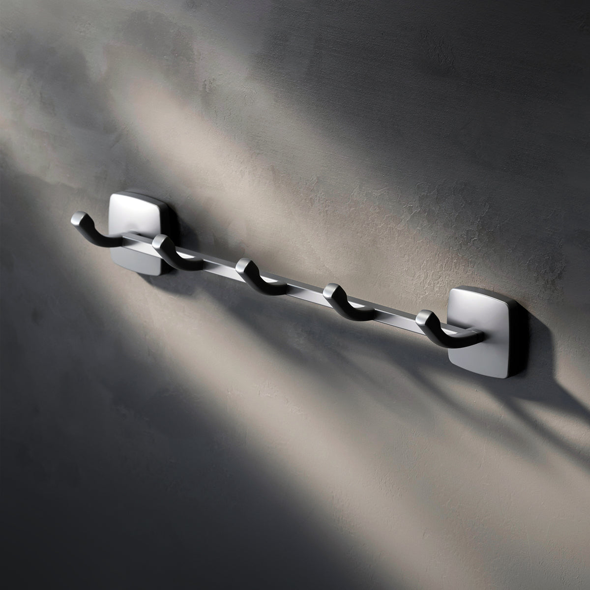AGA35922 Handtuchhaken Gem Handtuchhaken-Set Wandhaken, Schwarz ampm-store.de