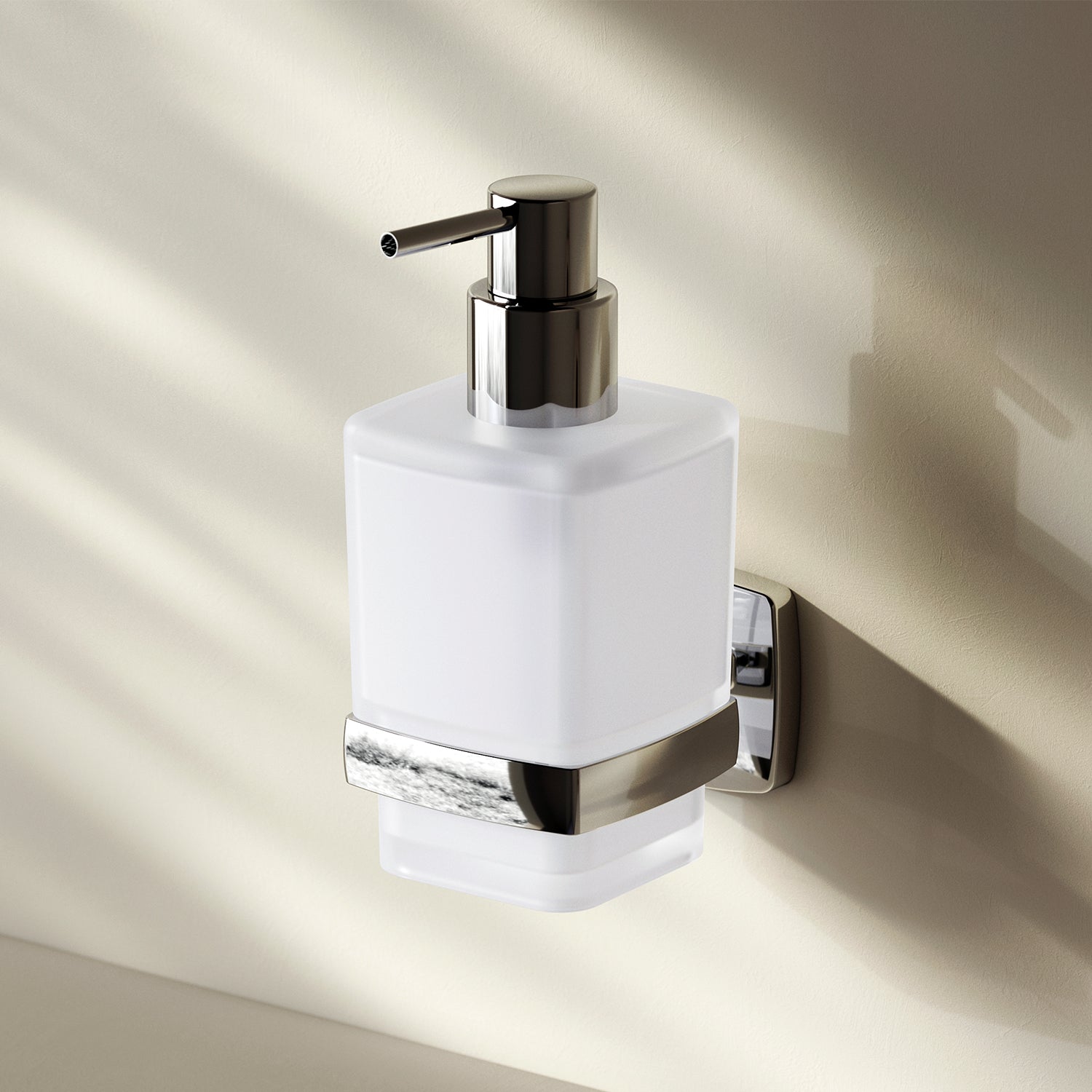 AGA36900 Seifenspender Gem Flüssigseifenspender aus Glas mit Wandhalterung ampm-store.de