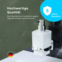 AGA36900 Seifenspender Gem Flüssigseifenspender aus Glas mit Wandhalterung ampm-store.de