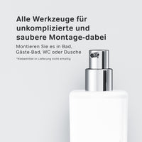 AGA36900 Seifenspender Gem Flüssigseifenspender aus Glas mit Wandhalterung ampm-store.de