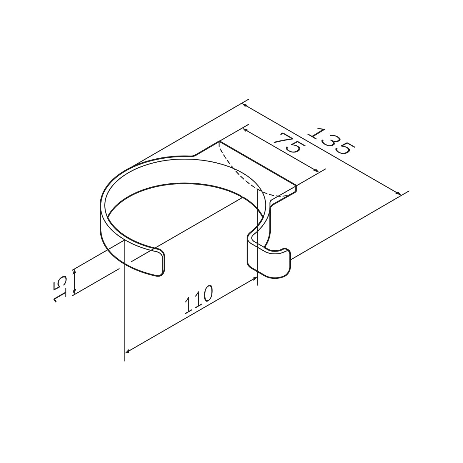 AIB32300 Inspire V2.0 Haartrocknerhalter