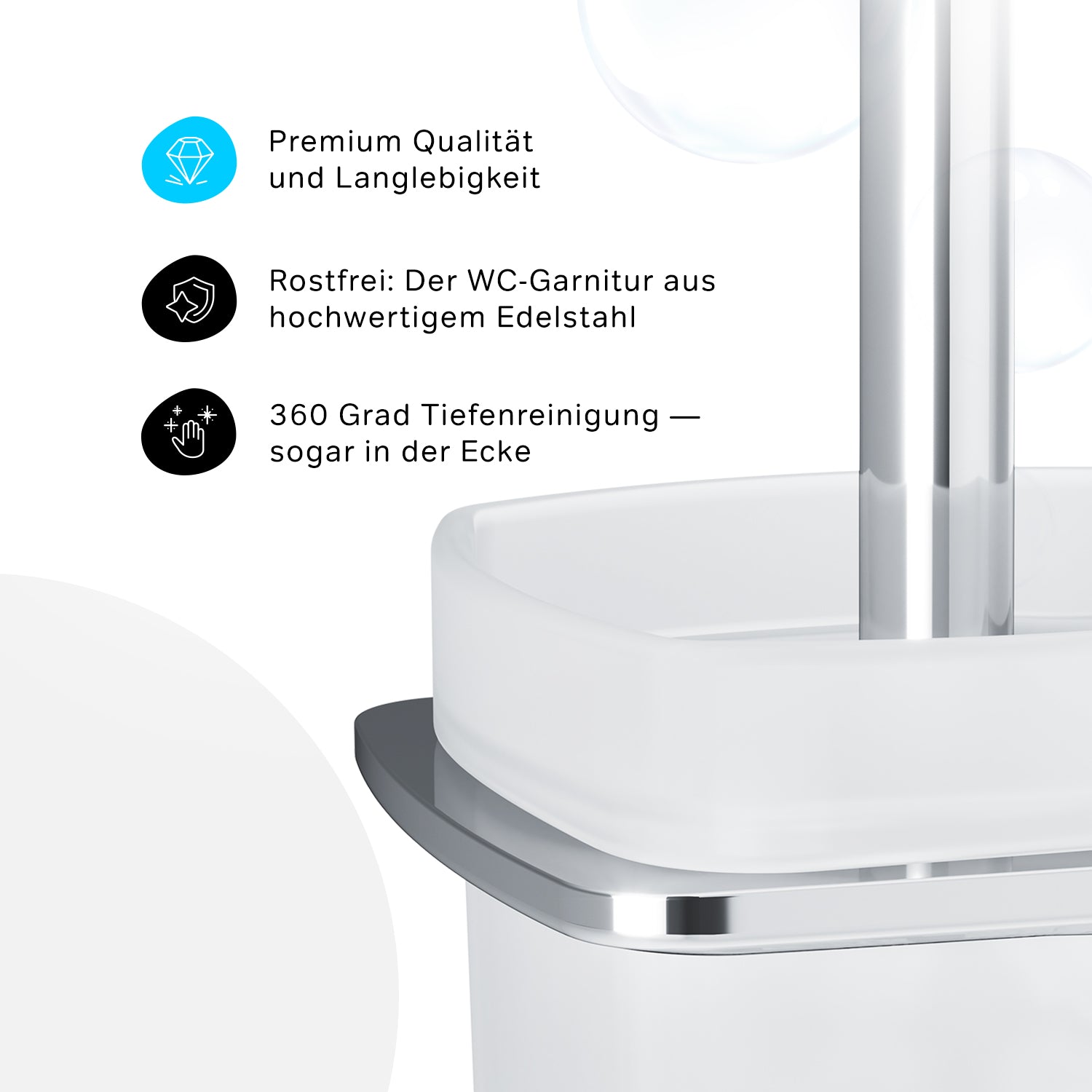 AIB33400 Toilettenbürste Inspire V2.0 WC-Bürstenhalter ampm-store.de