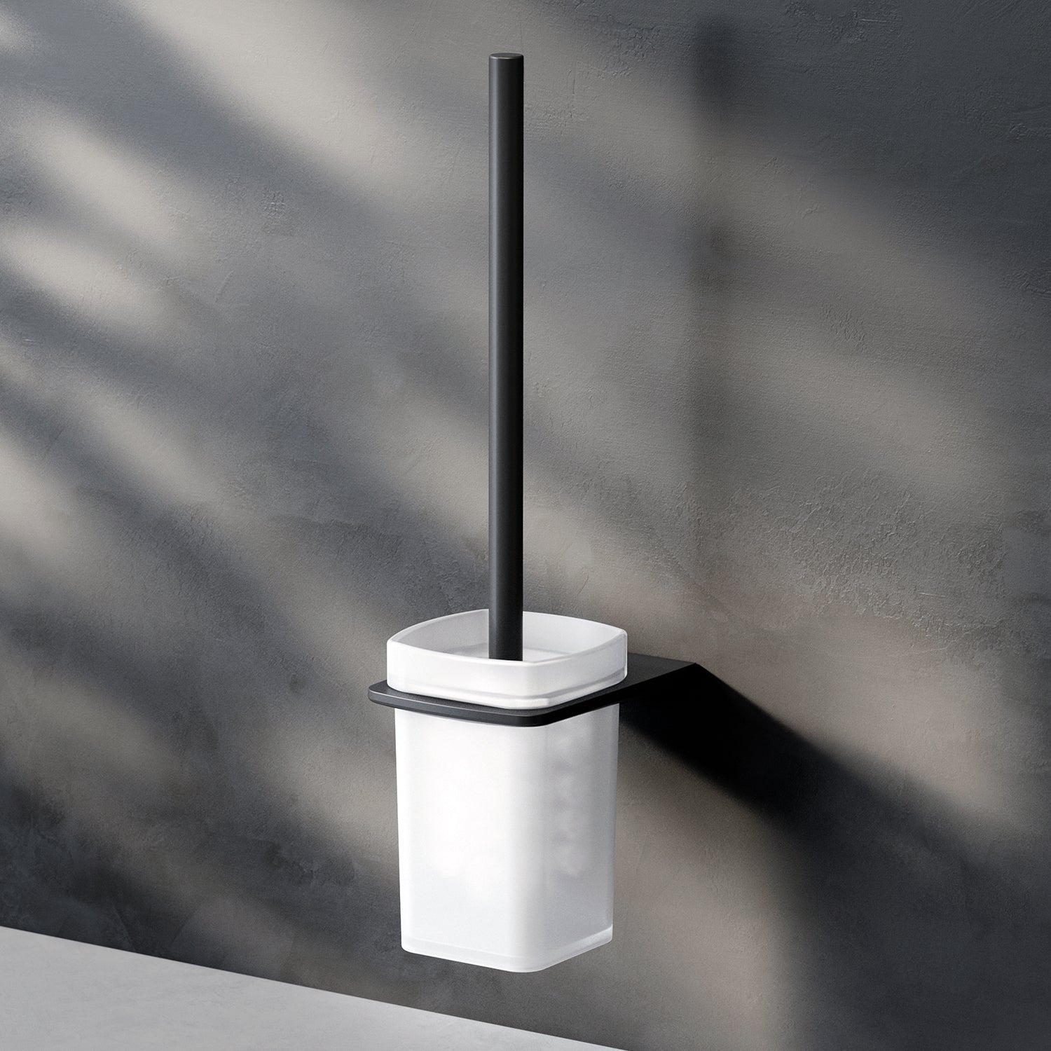 AIB33422 Toilettenbürste Inspire V2.0 WC-Bürstenhalter, Schwarz ampm-store.de