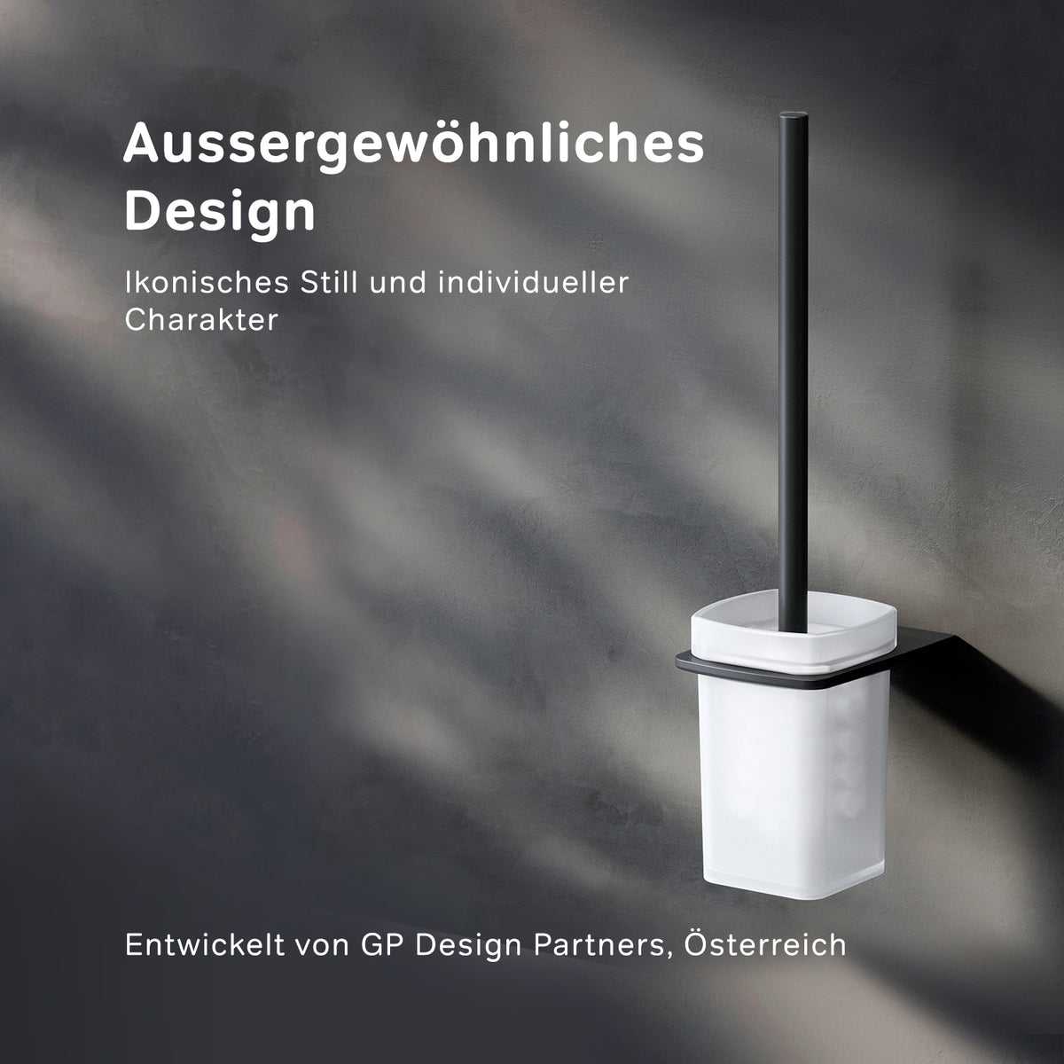 AIB33422 Toilettenbürste Inspire V2.0 WC-Bürstenhalter, Schwarz ampm-store.de