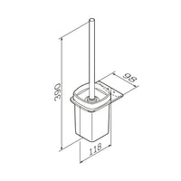 AIB33422 Toilettenbürste Inspire V2.0 WC-Bürstenhalter, Schwarz ampm-store.de