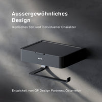 AIB341522 Toilettenpapierhalter Inspire V2.0 Klorollenhalter mit Box, Schwarz ampm-store.de