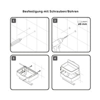 AIB341522 Toilettenpapierhalter Inspire V2.0 Klorollenhalter mit Box, Schwarz ampm-store.de
