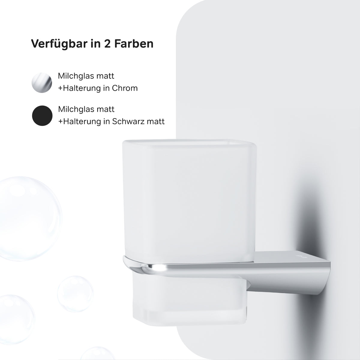 AIB34300 Zahnbürstenhalter Inspire V2.0 Zahnputzbecher mit Wandhalterung ampm-store.de
