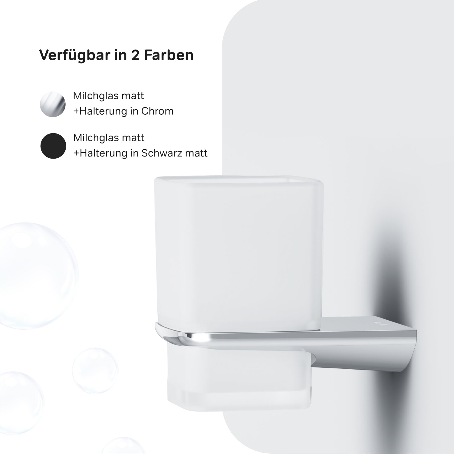 AIB34300 Inspire V2.0 Glasbecher mit Wandhalterung