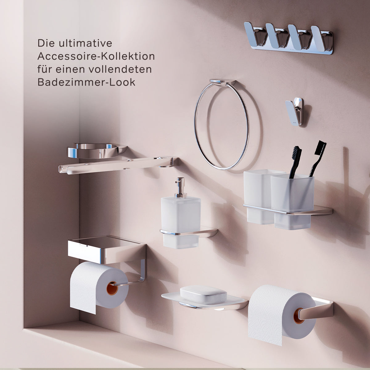 AIB35500 Handtuchhaken Inspire V2.0 Haken für Handtücher Wandhaken ampm-store.de