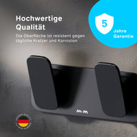AIB35622 Handtuchhaken Inspire V2.0 Doppelhaken für Handtücher Wandhaken, Schwarz ampm-store.de