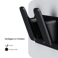 AIB35622 Handtuchhaken Inspire V2.0 Doppelhaken für Handtücher Wandhaken, Schwarz ampm-store.de
