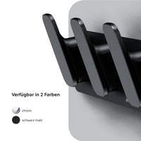 AIB35922 Handtuchhaken Inspire V2.0 Handtuchhaken-Set Wandhaken, Schwarz ampm-store.de