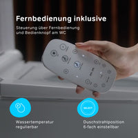 CCCPA1700SC Wand-WC mit TouchReel E-Sitz, Sitzheizung und Beleuchtung Inspire V2.0 FlashClean Tiefspül-WC Spülrandlos ampm-store.de
