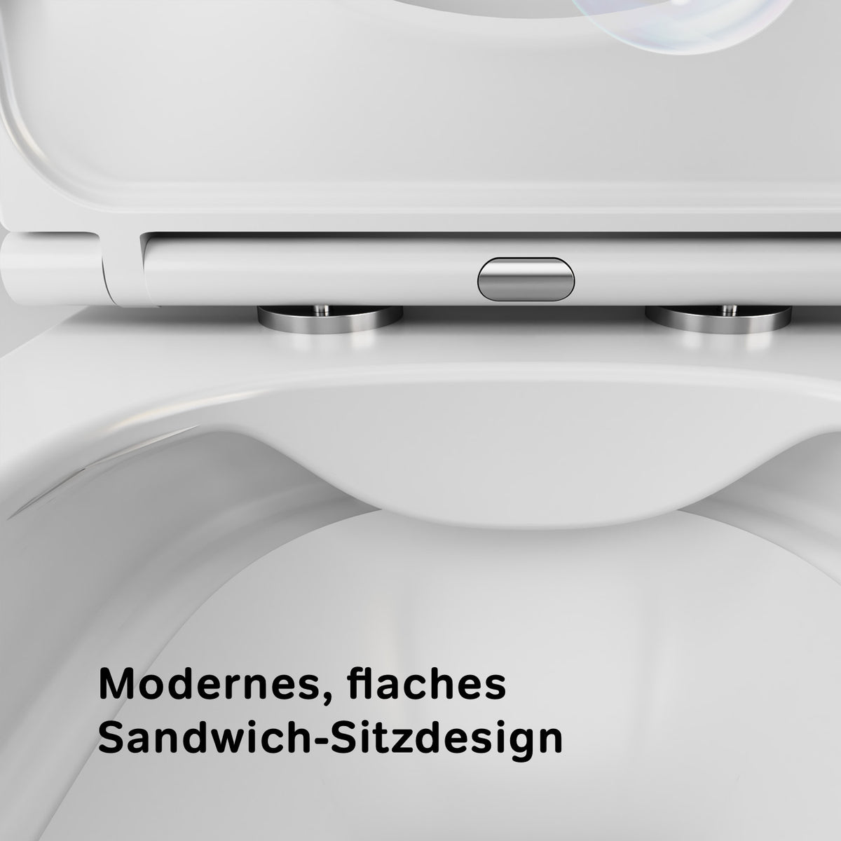 IIS90151.FA1700 Set: Wand-WC + Vorwandelement + Drückerplatte ampm-store.de