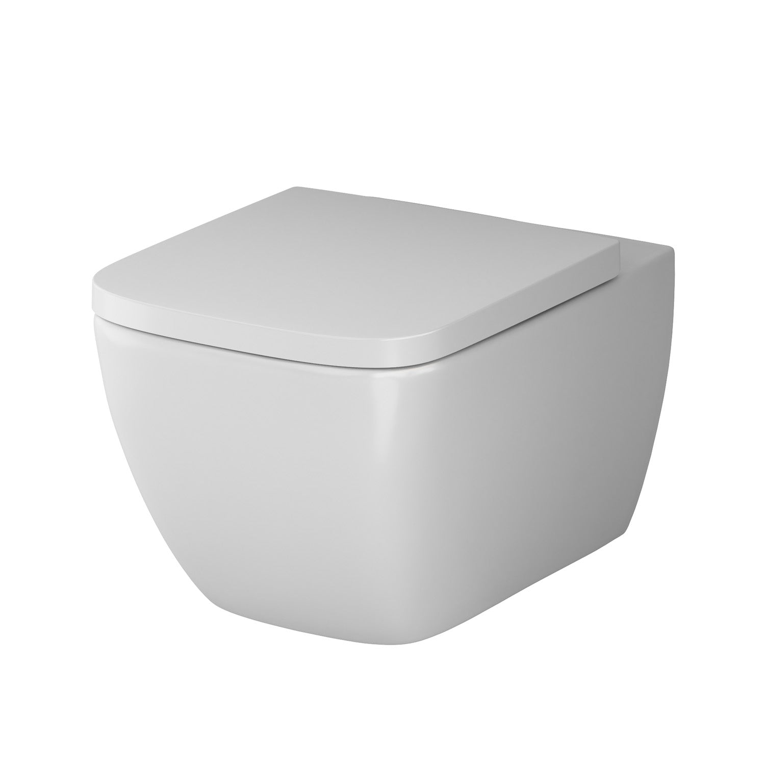 CGA1700SC Wand-WC mit Sitz Gem FlashClean Tiefspül-WC Spülrandlos Hänge WC mit Toilettendeckel ampm-store.de