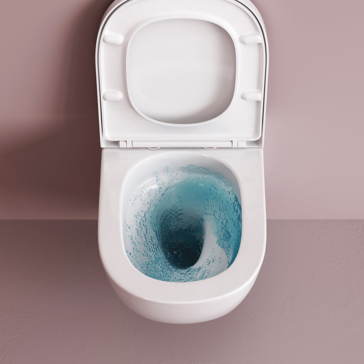 Wand-WC Libre AquaSpin spülrandlos mit WC-Sitz – CLB1900PSC