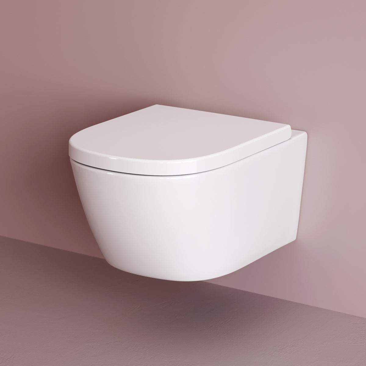 Wand-WC Libre AquaSpin spülrandlos mit WC-Sitz – CLB1900PSC