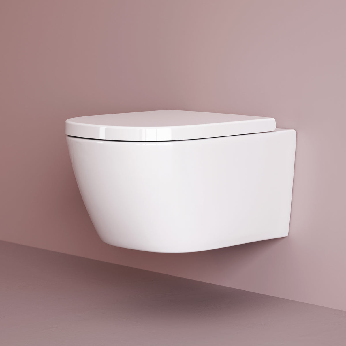 Wand-WC Libre AquaSpin spülrandlos mit WC-Sitz – CLB1900PSC