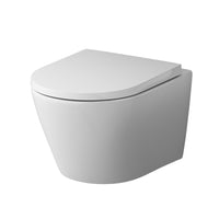 CNA1700SC Wand-WC mit Sitz Flash FlashClean Tiefspül-WC Spülrandlos Hänge WC mit Toilettendeckel ampm-store.de