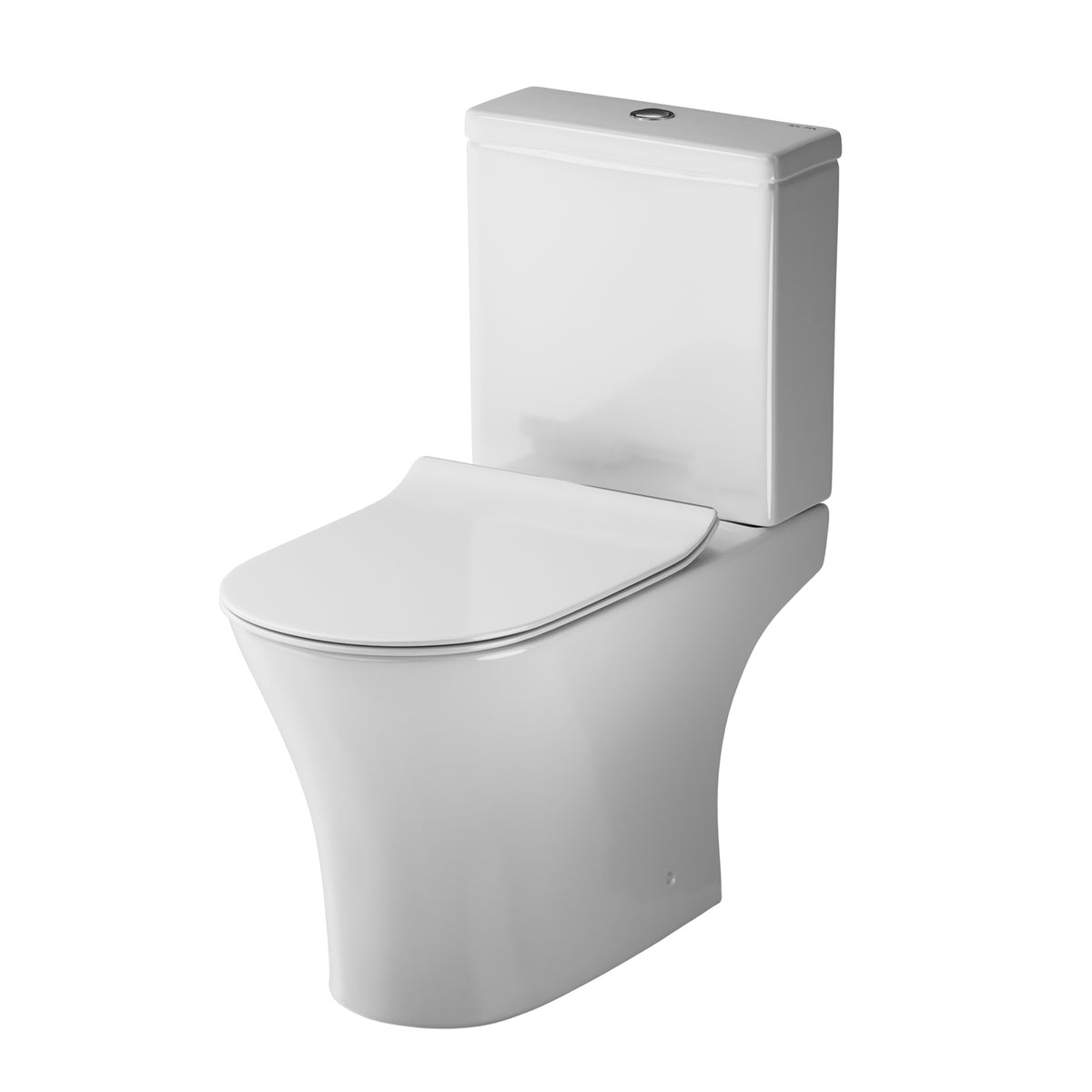 WC sur pied Flash avec sortie murale horizontale (PK) , sans bride et abattant à fermeture ralentie–CNA8600PSC