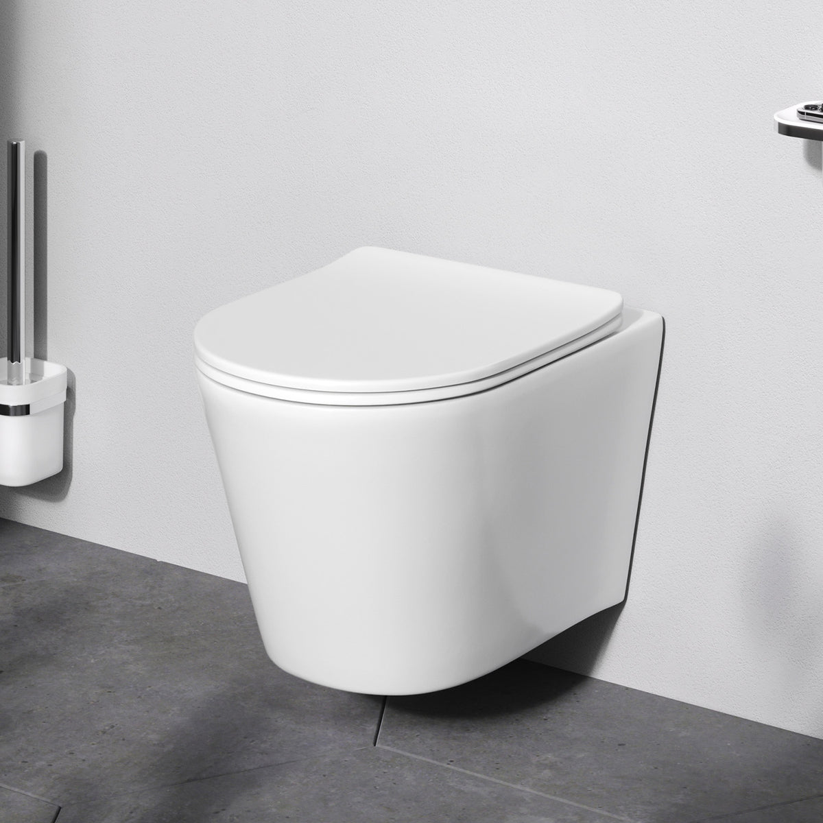 IIS90251.PA1900 Set: Wand-WC + Vorwandelement + Drückerplatte ampm-store.de