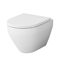 CSB1700SC Wand-WC mit Sitz Spirit V2.0 FlashClean Tiefspül-WC Spülrandlos Hänge WC mit Toilettendeckel ampm-store.de