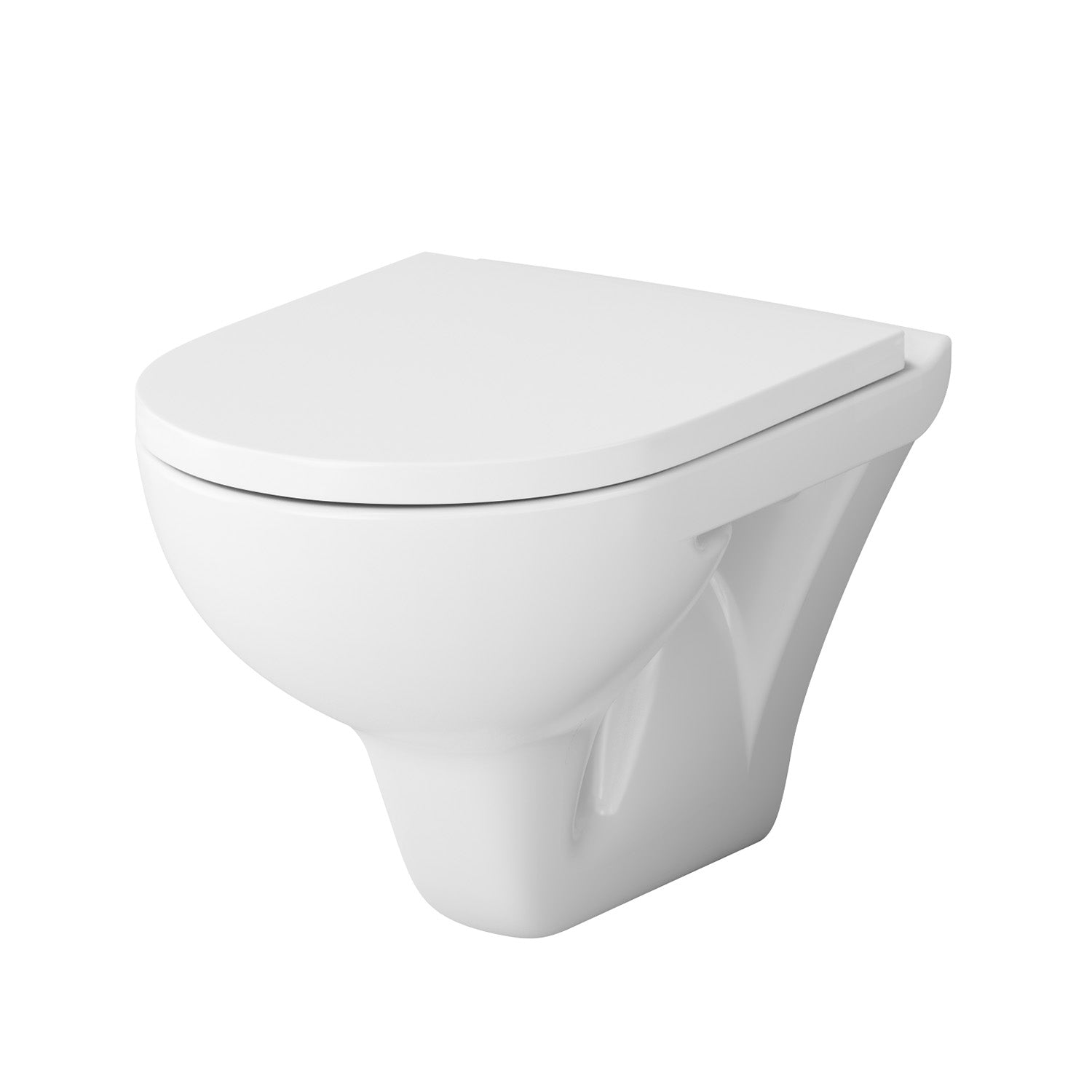 CTA1700WH (CTA7851WH) Wand-WC mit Sitz Hit Tiefspül-WC Spülrandlos Hänge WC mit Toilettendeckel ampm-store.de