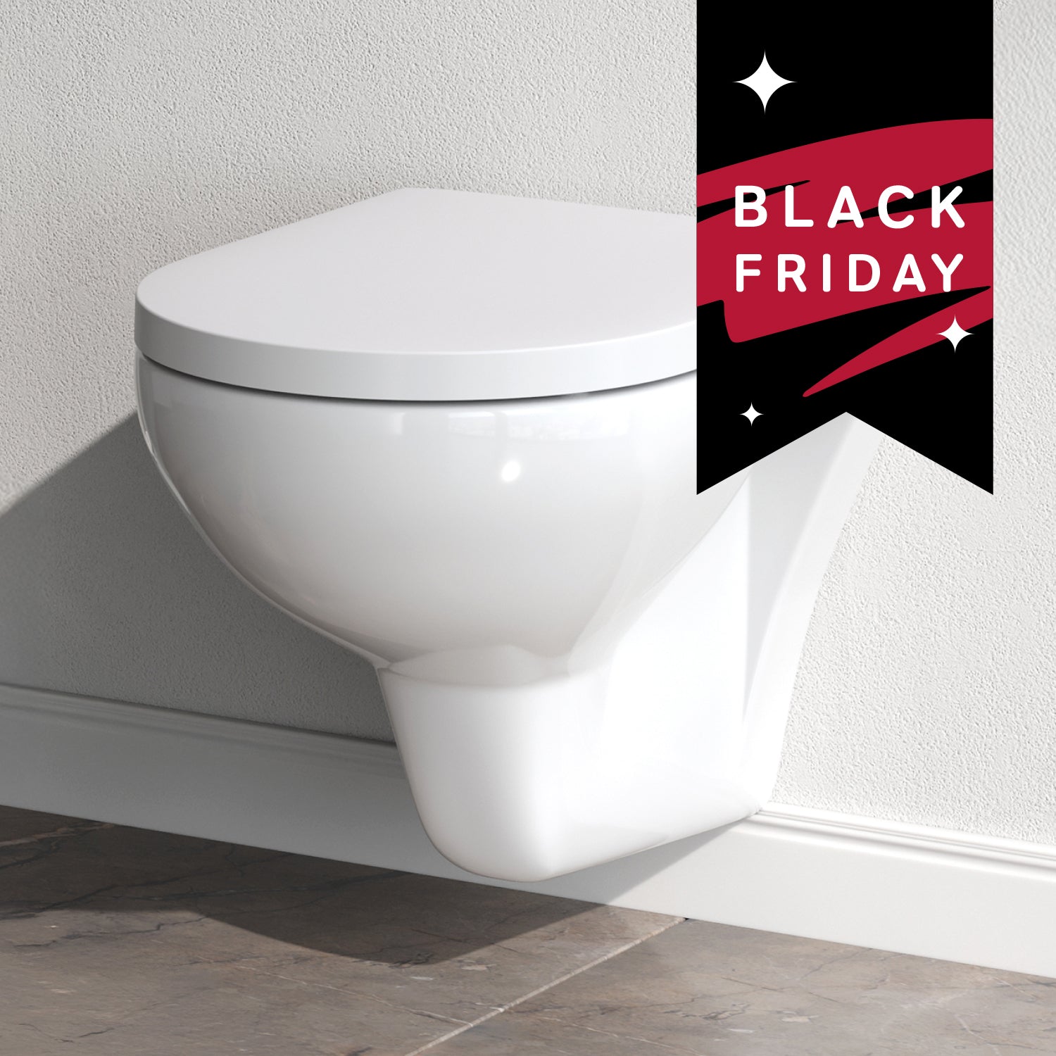 CTA1700SC WC suspendu avec siège WC à fond creux WC suspendu sans bride avec couvercle de toilette