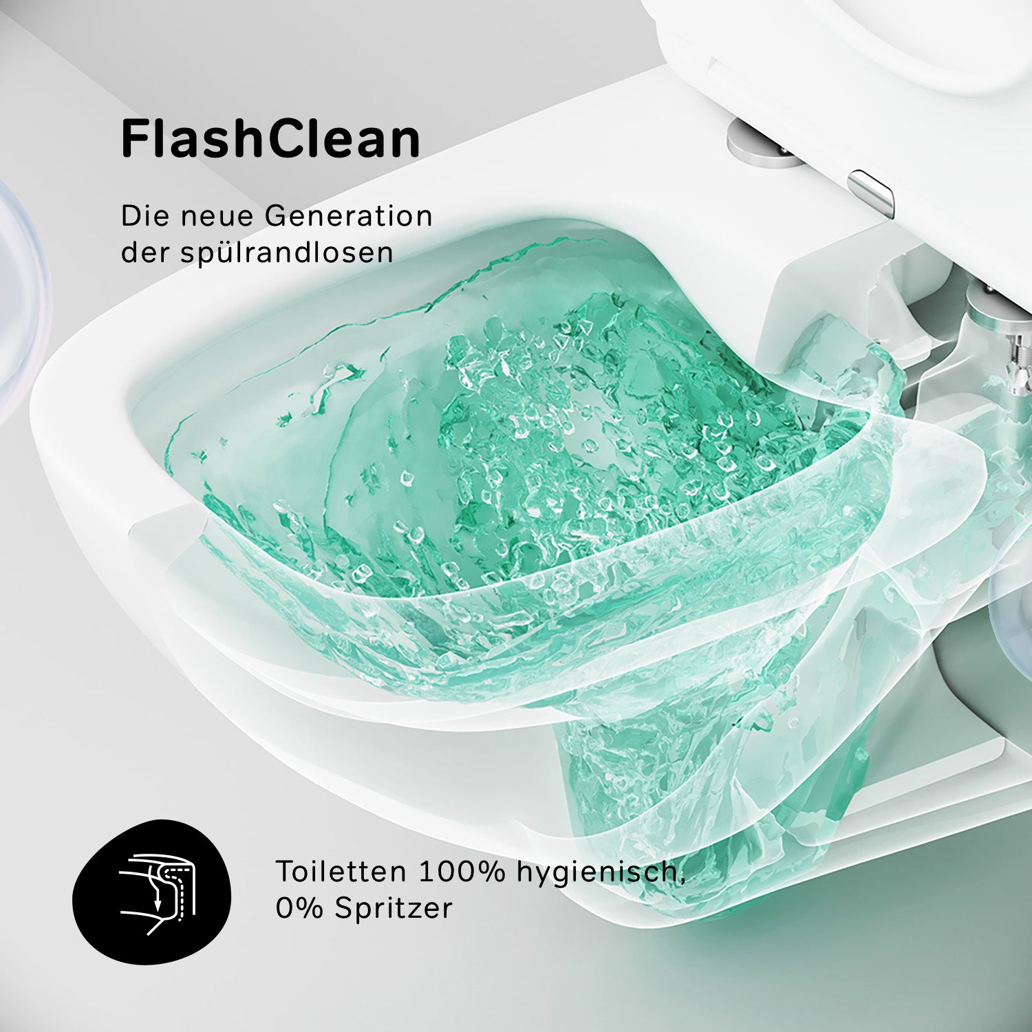 CXA1700SC X-Joy FlashClean Spülrandloses Wand-WC mit Softclosing-Sitzabdeckung | Online Store von AM.PM