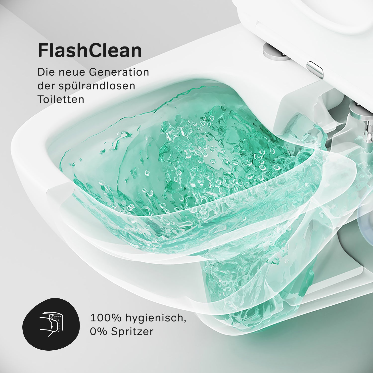 CXA1700SC Wand-WC mit Sitz X-Joy FlashClean Tiefspül-WC Spülrandlos Hänge WC mit Toilettendeckel ampm-store.de