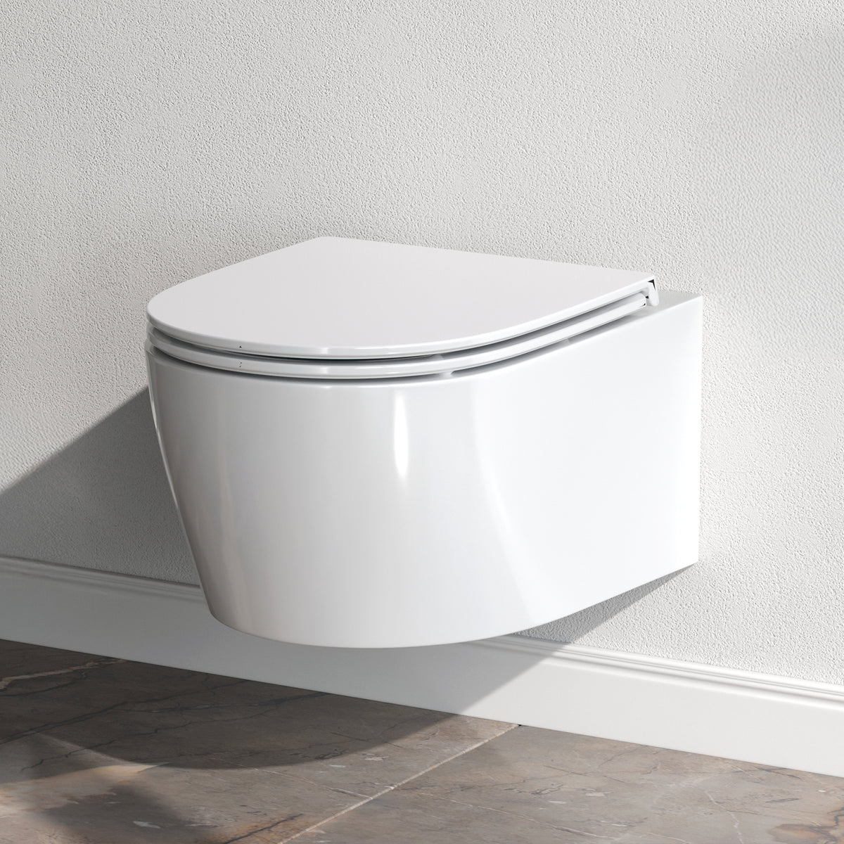 Toilettes suspendues X-Joy S Toilettes sans bride FlashClean avec siège–CXB1700SC