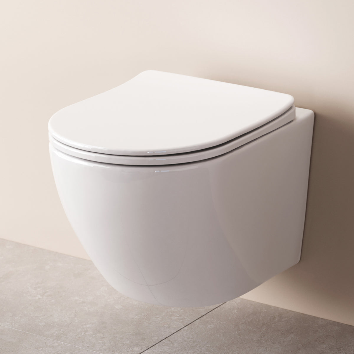 Toilettes suspendues X-Joy S Toilettes sans bride FlashClean avec siège–CXB1701SC