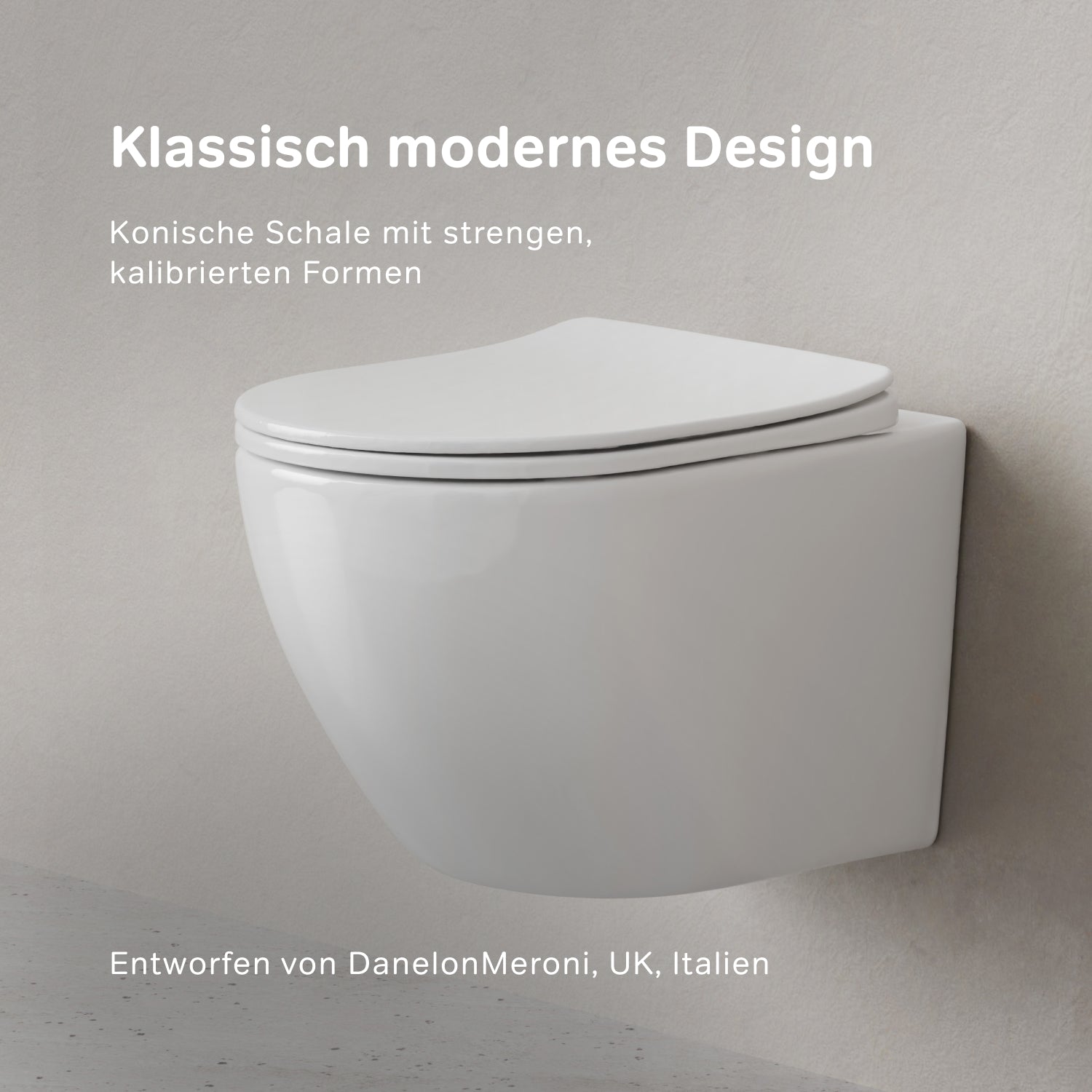 CXB1701SC Wand-WC mit Sitz X-Joy S FlashClean Tiefspül-WC Spülrandlos Hänge WC mit Toilettendeckel