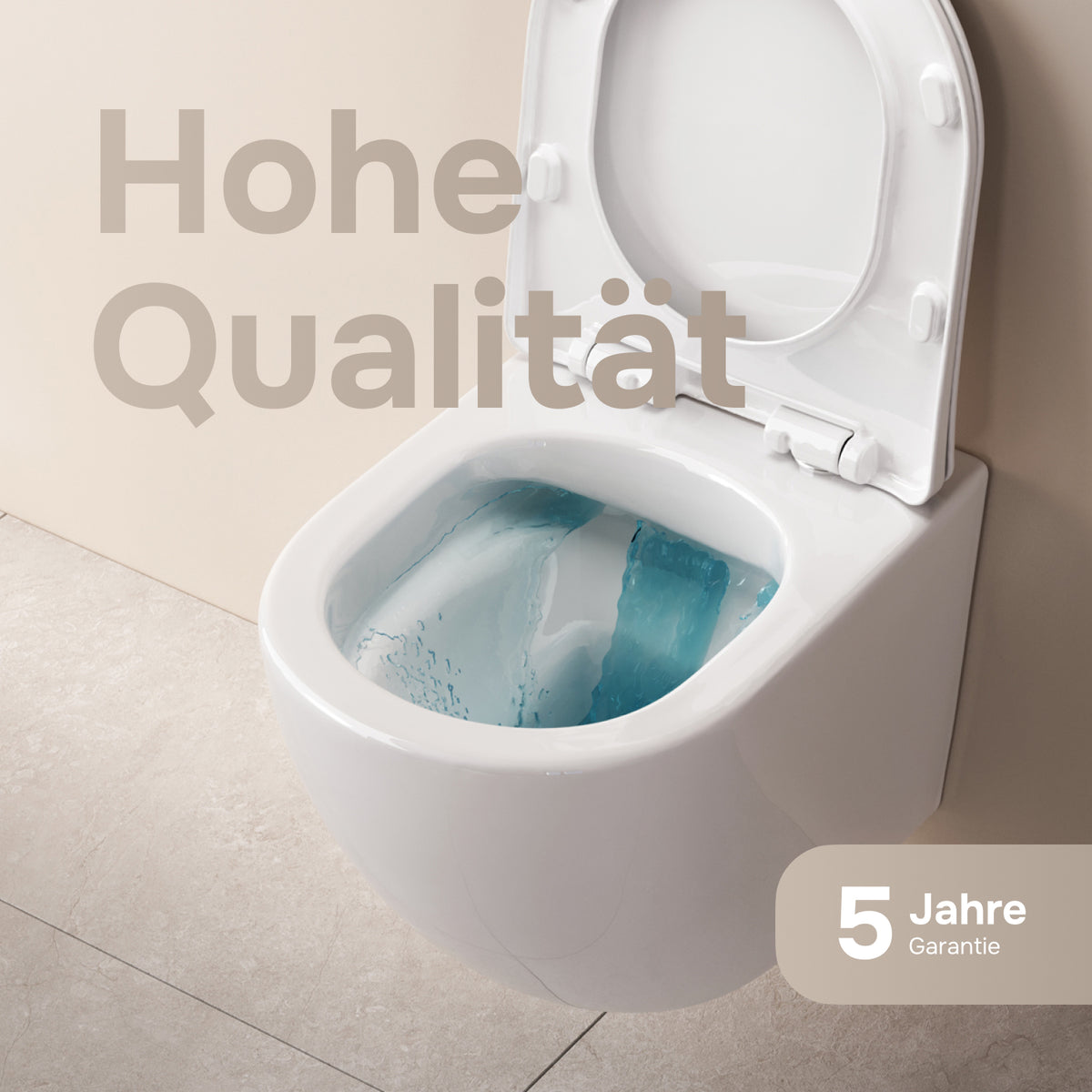 Toilettes suspendues X-Joy S Toilettes sans bride FlashClean avec siège–CXB1701SC