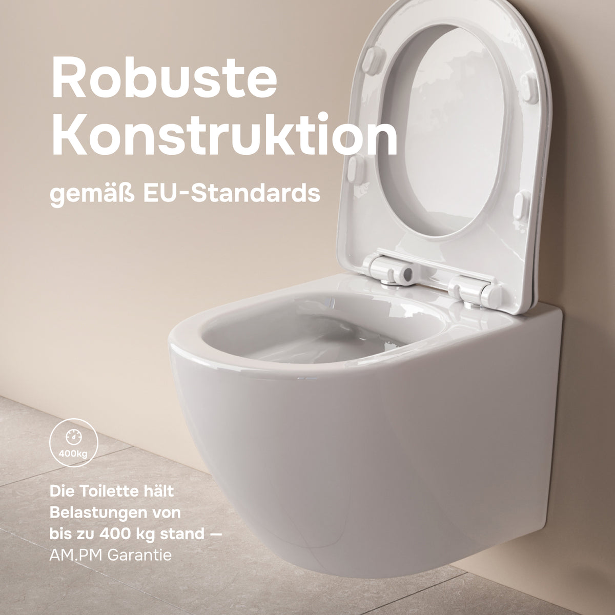 Toilettes suspendues X-Joy S Toilettes sans bride FlashClean avec siège–CXB1701SC