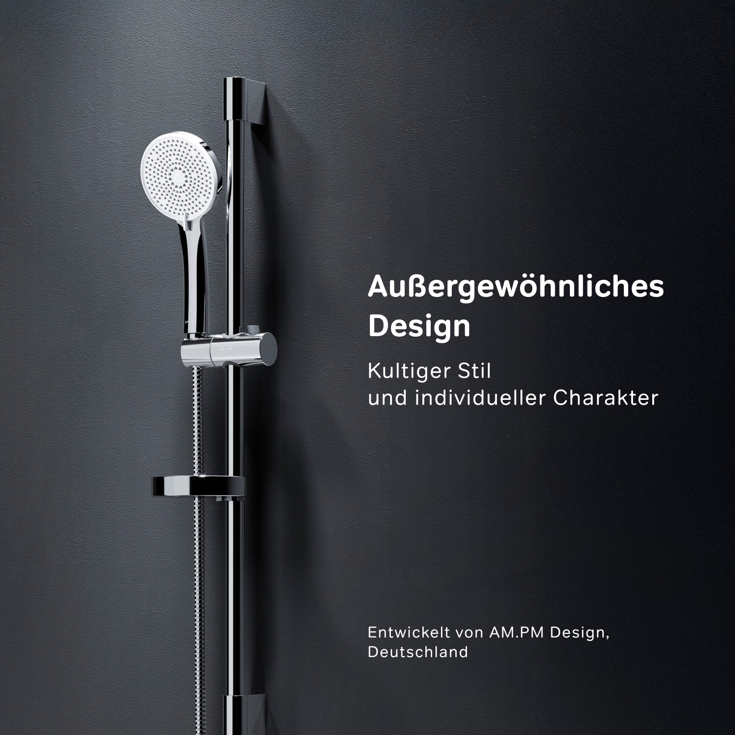 F018Y100 Duschset Play Brausegarnitur Stangenbrause-Set