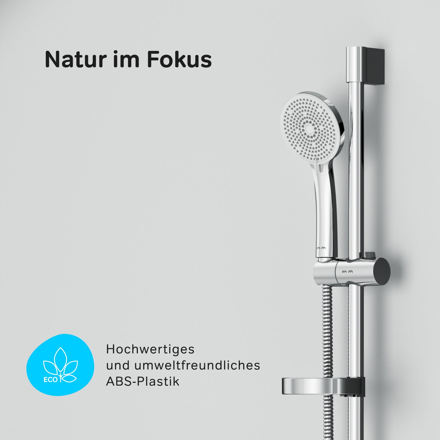 F018Y100 Duschset Play Brausegarnitur Stangenbrause-Set