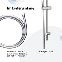 F01LA000 Duschset Like Brausegarnitur Stangenbrause-Set ampm-store.de