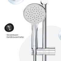 F01TA000 Duschset Hit Brausegarnitur Stangenbrause-Set ampm-store.de
