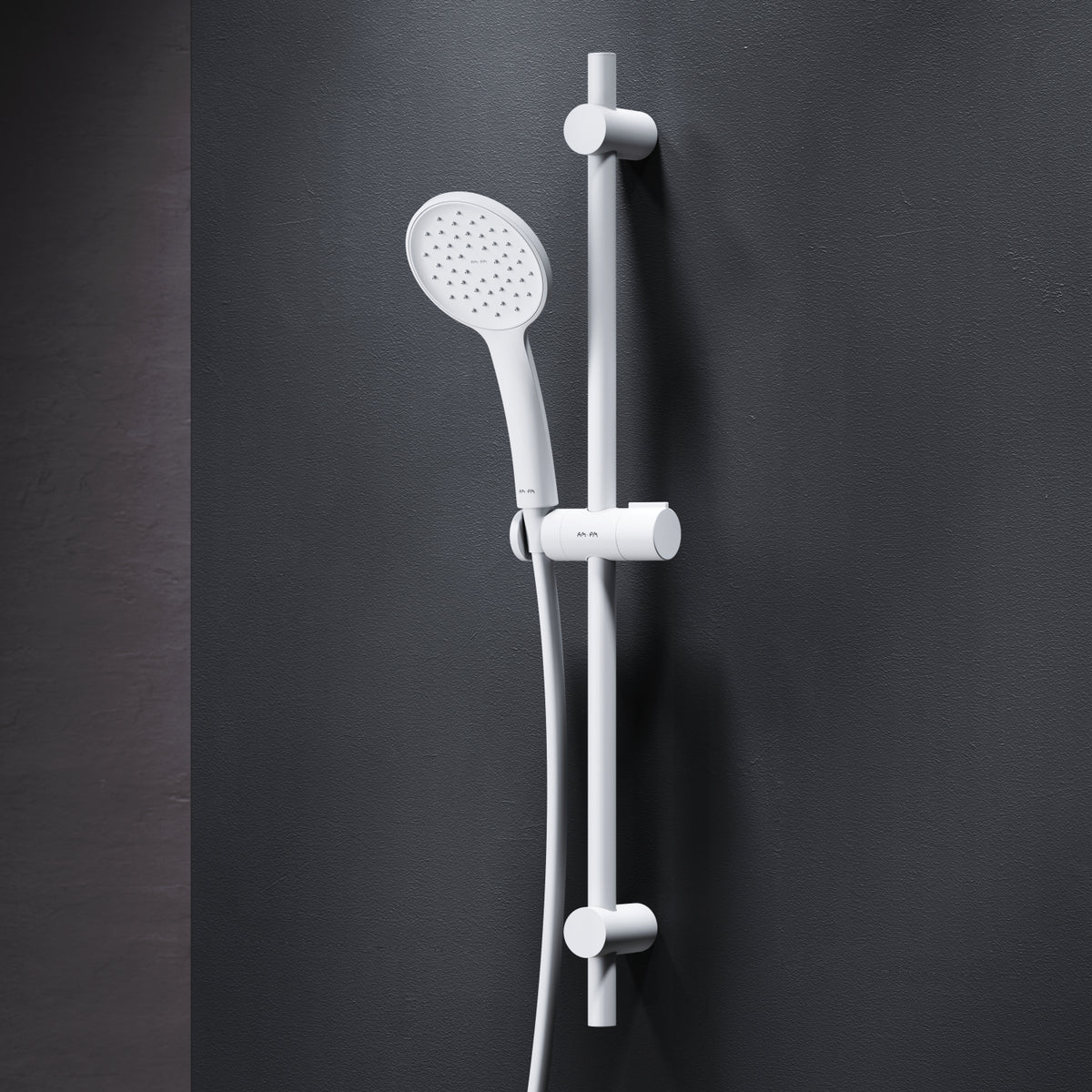 Ensemble de douche Hit, barre de douche, blanc–F01TA033