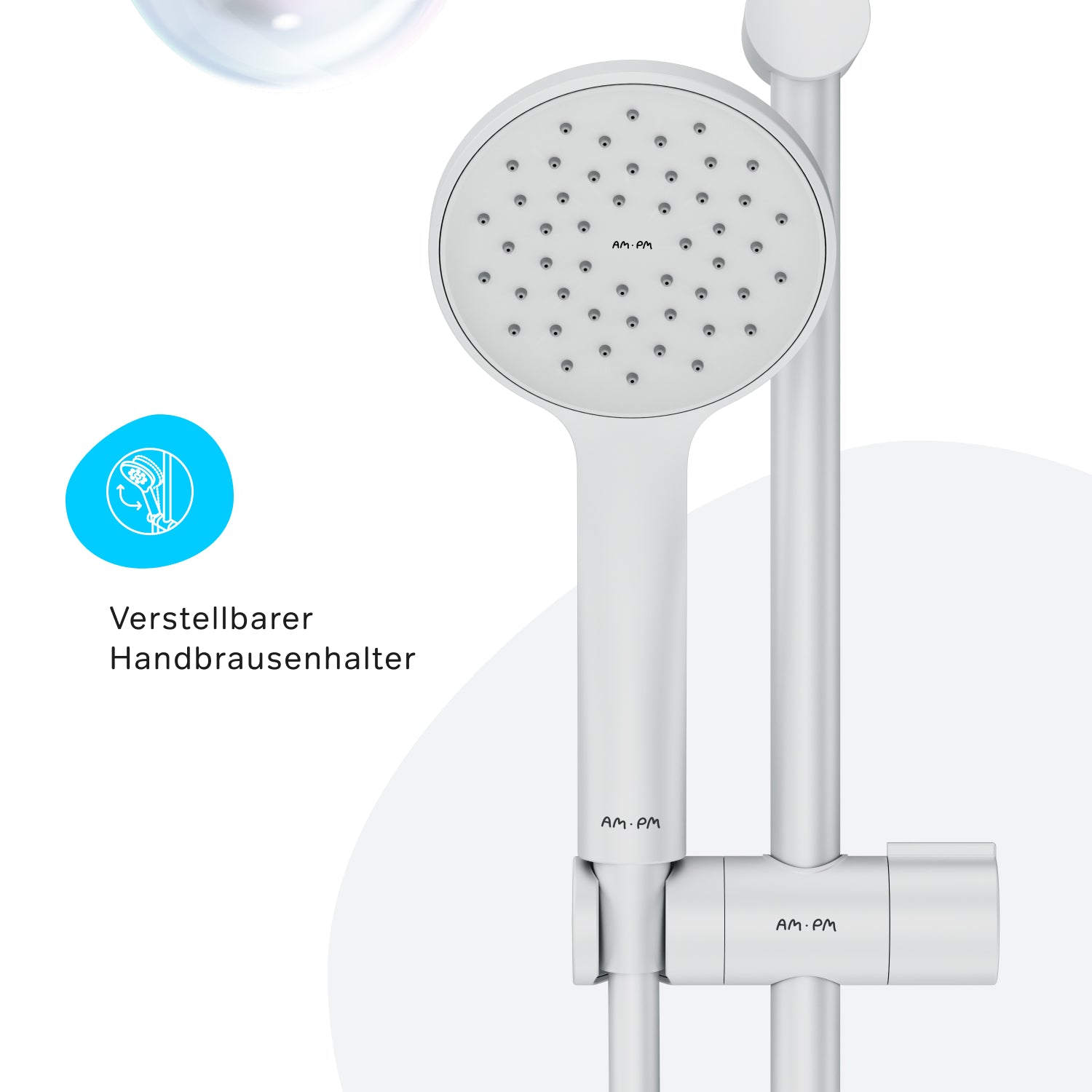 F01TA033 set de douche Hit set de douche set de douche barre, blanc