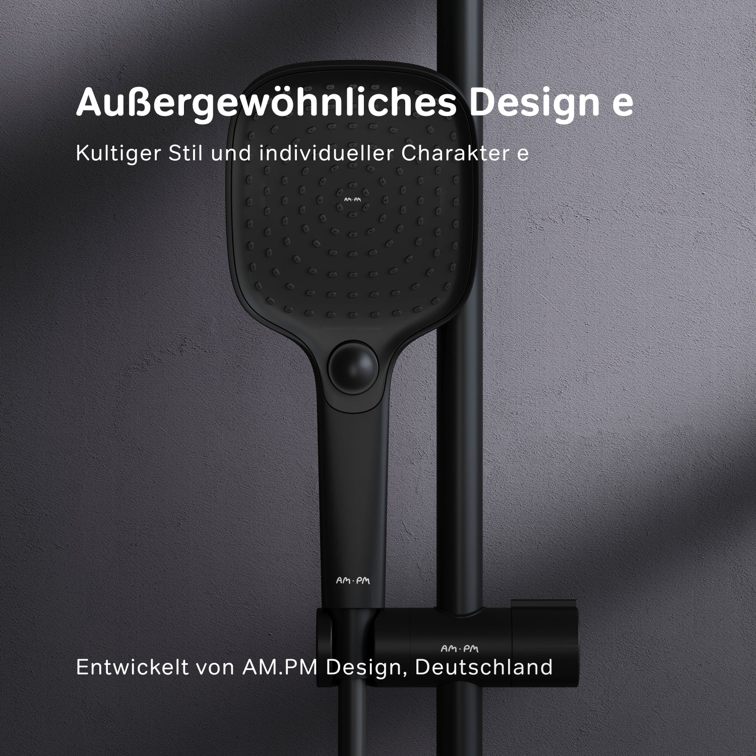 Pommeau de douche Play F029Y122, douchette à main, noir