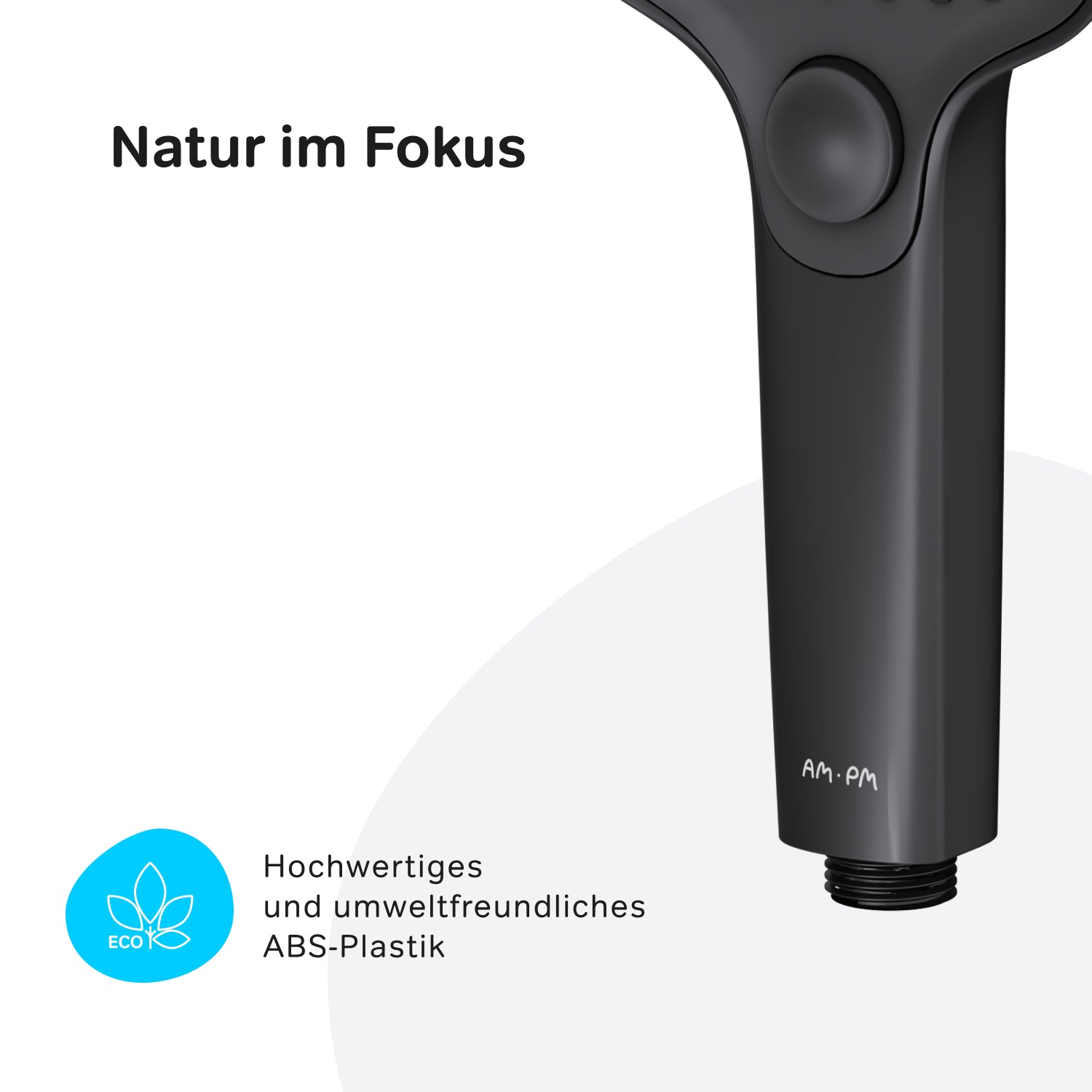 Pommeau de douche Play F029Y122, douchette à main, noir