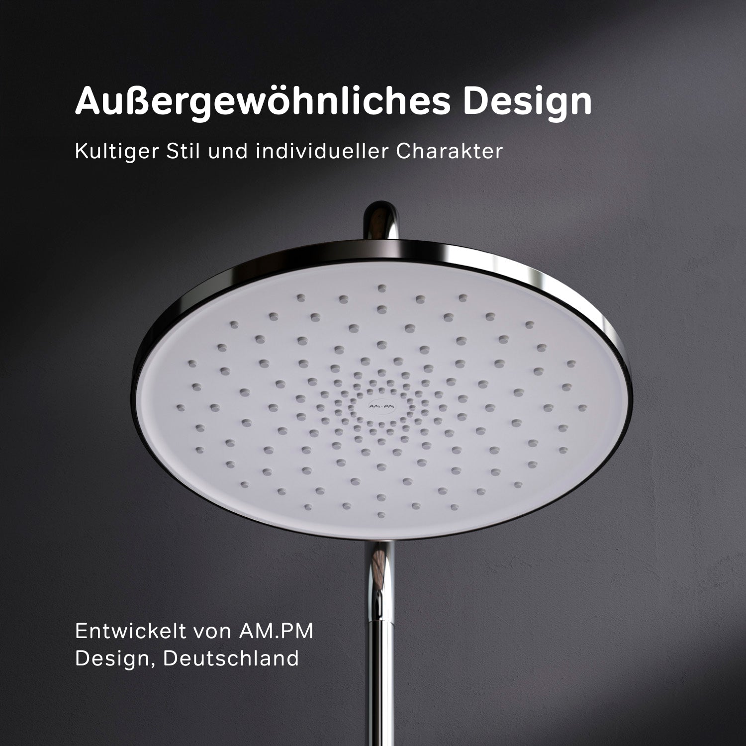 Pommeau de douche effet pluie F058Y000 25 cm