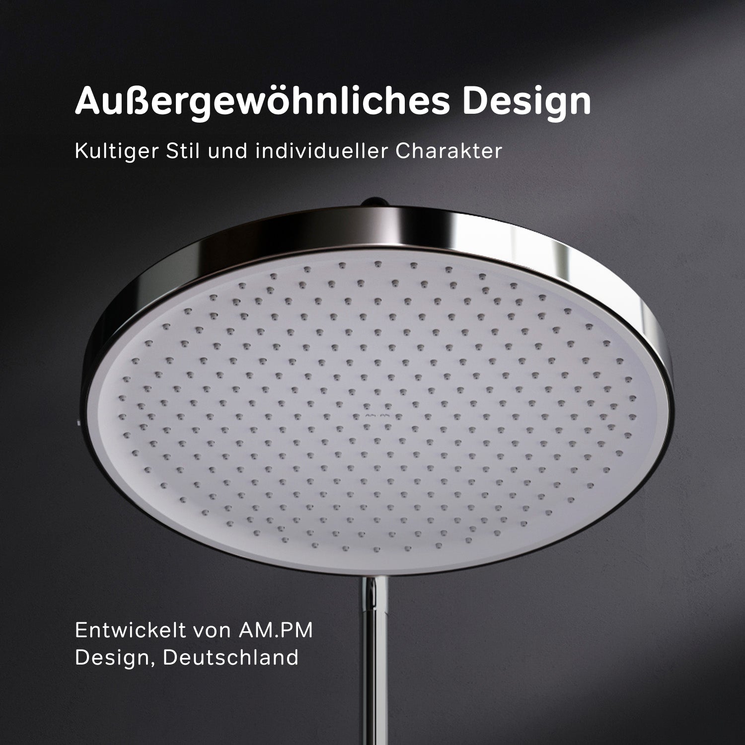 Pommeau de douche effet pluie F058Y100 30 cm