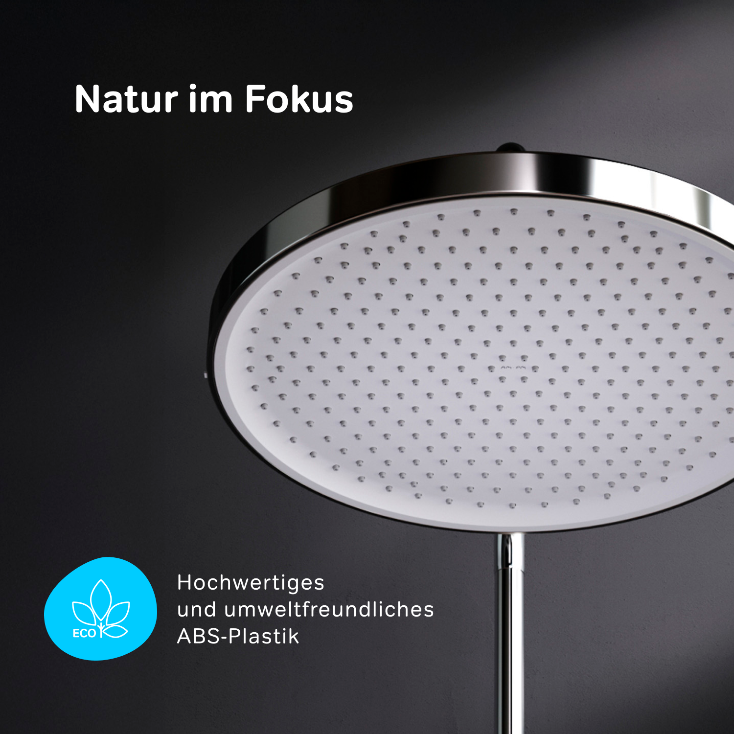 Pommeau de douche effet pluie F058Y100 30 cm